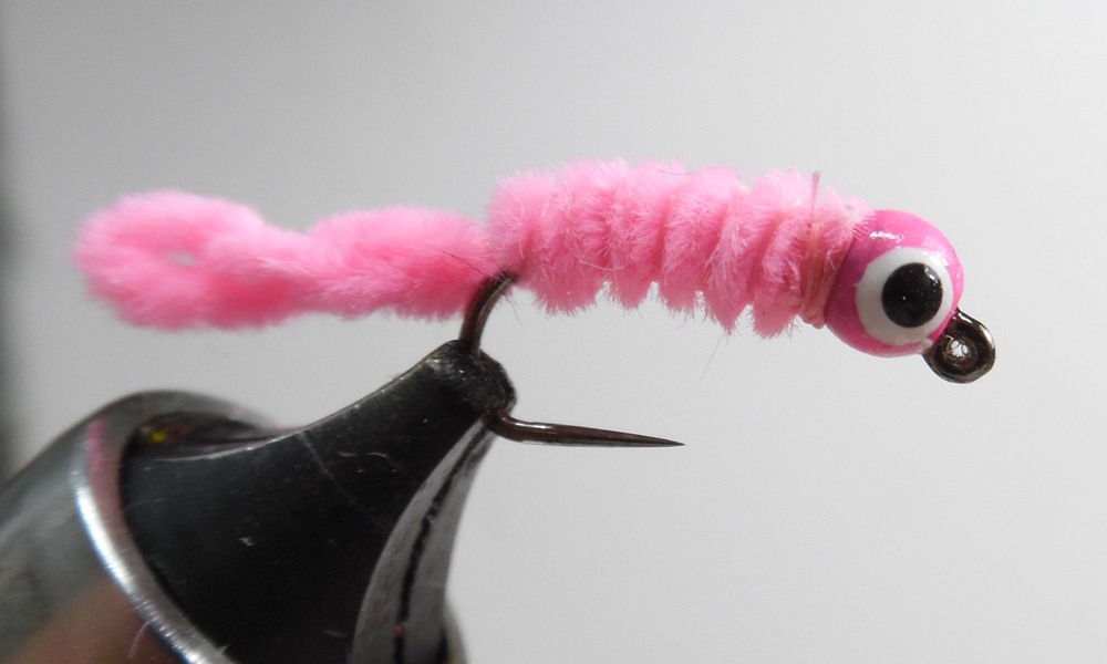 Pink Pig Tail Jig Fly - Missouri Trout Fisherman's Association -  Springfield Chapter