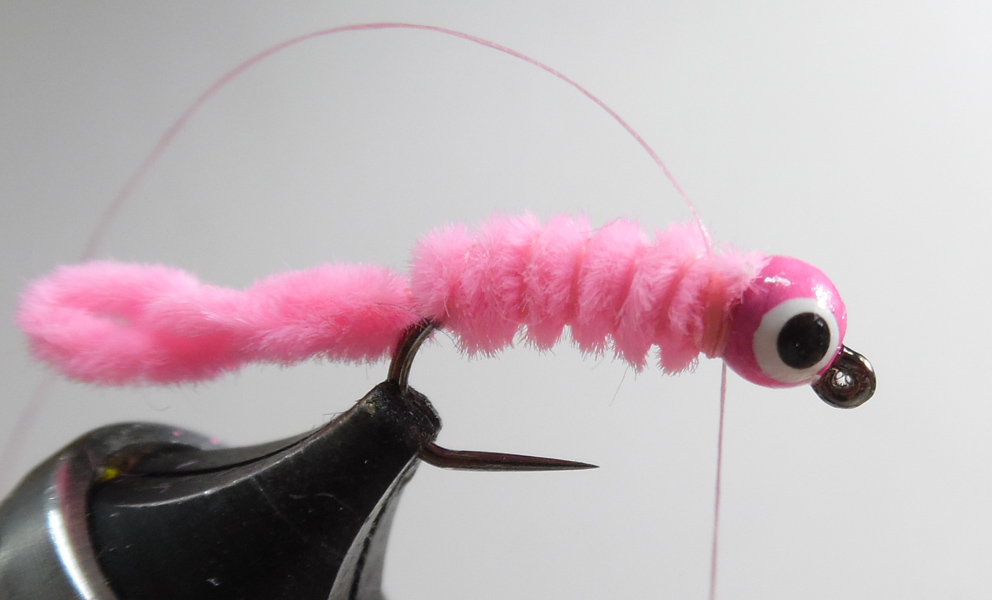 Pink Pig Tail Jig Fly - Missouri Trout Fisherman's Association